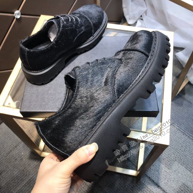 Balenciaga經典款男鞋 巴黎世家頂級版本男士真皮皮鞋  hdbl1150